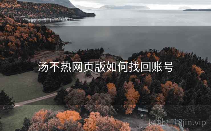 汤不热网页版如何找回账号