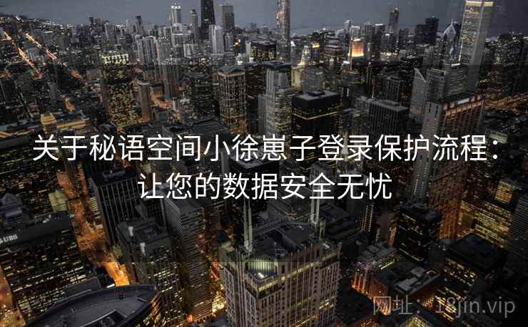 关于秘语空间小徐崽子登录保护流程：让您的数据安全无忧