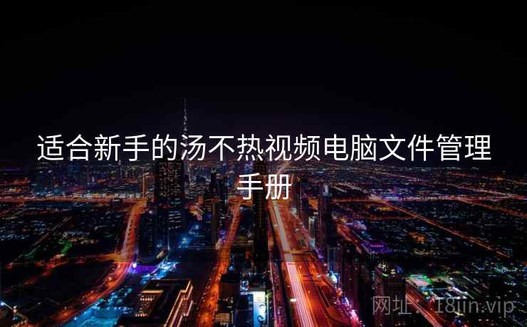 适合新手的汤不热视频电脑文件管理手册