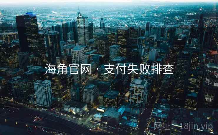 海角官网 · 支付失败排查