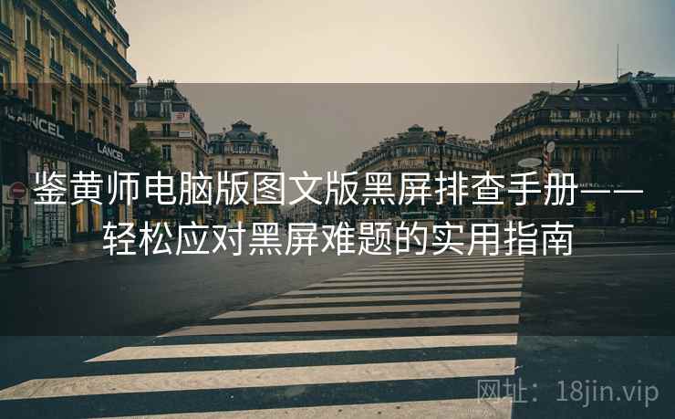 鉴黄师电脑版图文版黑屏排查手册——轻松应对黑屏难题的实用指南