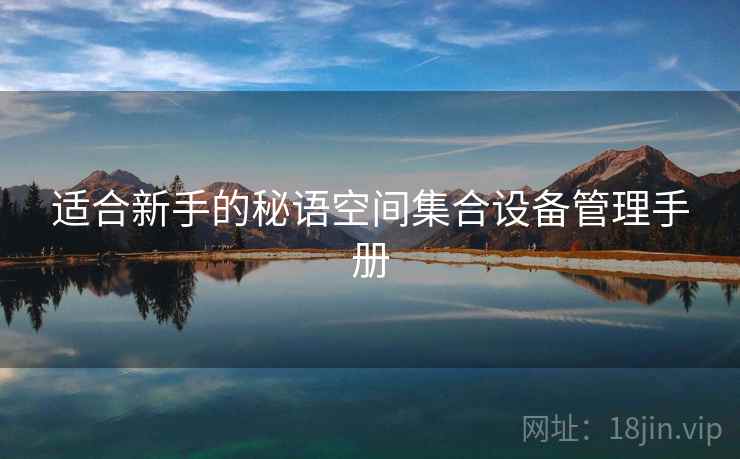 适合新手的秘语空间集合设备管理手册